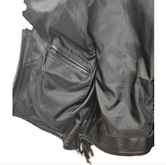 Vintage San Diego Leather Jacket Company Jacket with fringe - Picture 3 of 5
